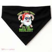 I'm The Realest Santa Claus Christmas Candy USA-Made Doggie Bandana thumb 0
