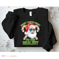 I'm The Realest Santa Claus Christmas Candy Sweatshirt thumb 2