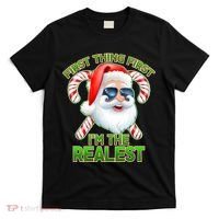 I'm The Realest Santa Claus Christmas Candy T-Shirt thumb 0