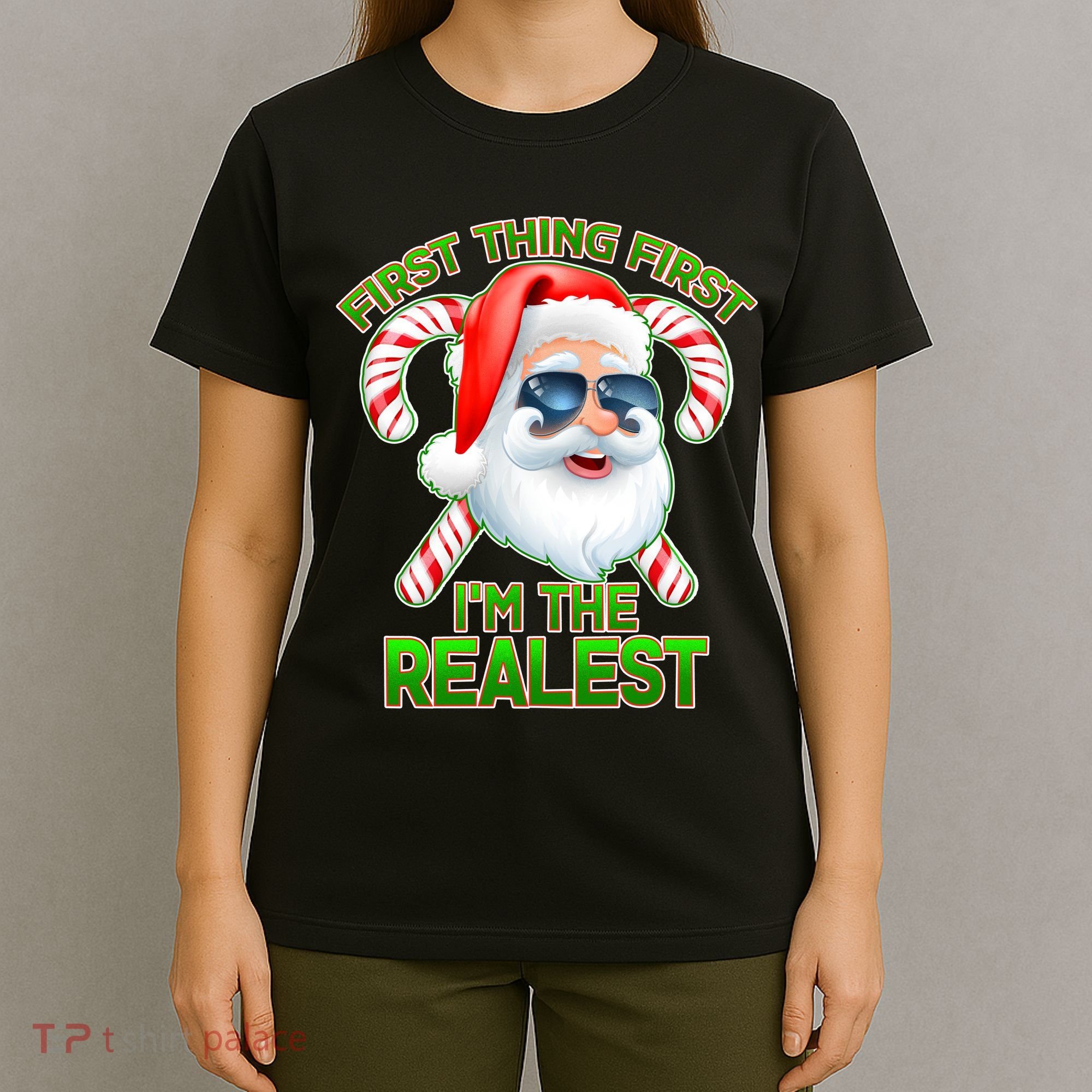 I'm The Realest Santa Claus Christmas Candy T-Shirt