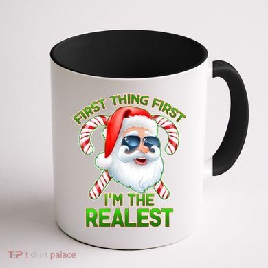 I'm The Realest Santa Claus Christmas Candy Coffee Mug back