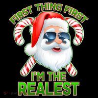 I'm The Realest Santa Claus Christmas Candy Women's Hoodie thumb 2