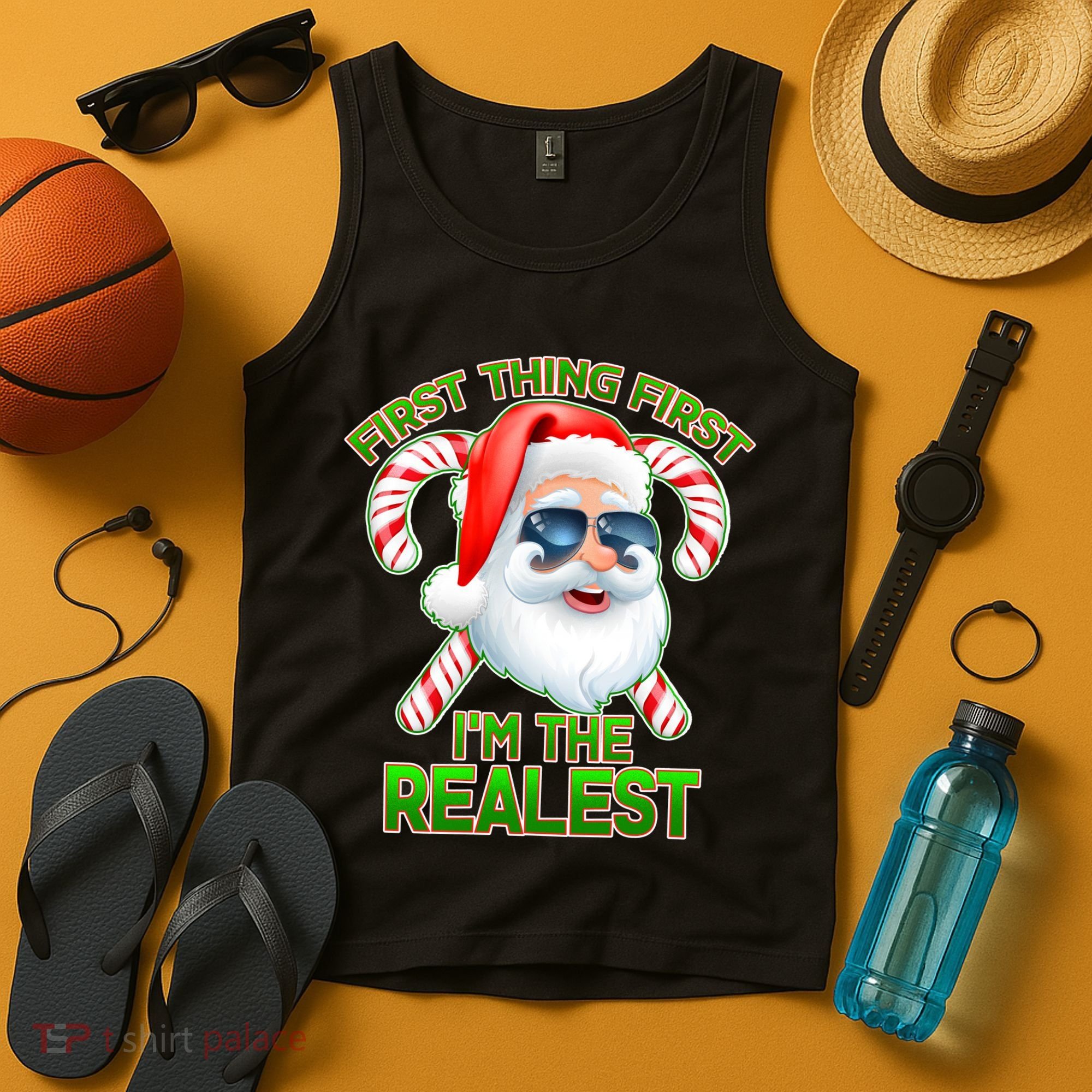 I'm The Realest Santa Claus Christmas Candy Tank Top