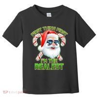 I'm The Realest Santa Claus Christmas Candy Toddler T-Shirt thumb 0