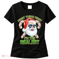 I'm The Realest Santa Claus Christmas Candy Women's T-Shirt thumb 0