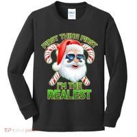 I'm The Realest Santa Claus Christmas Candy Kids Long Sleeve Shirt thumb 0
