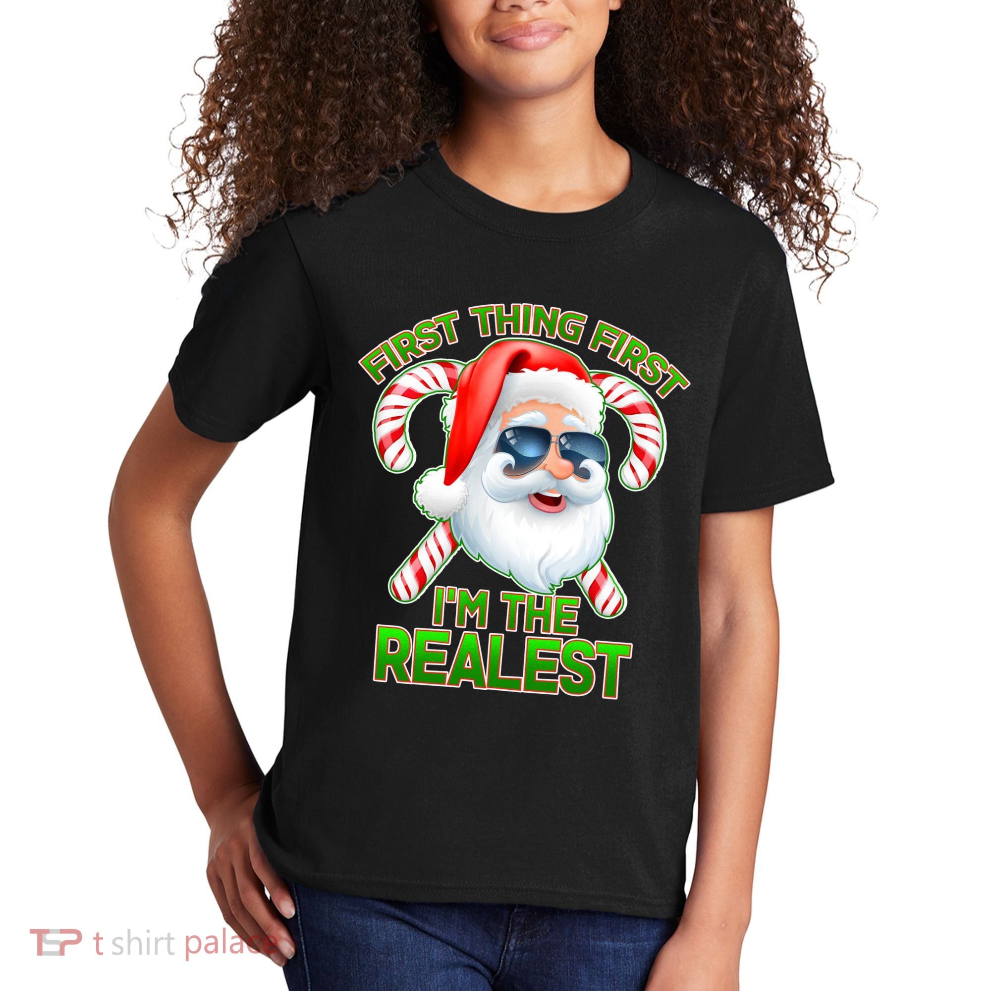 I'm The Realest Santa Claus Christmas Candy Kids T-Shirt