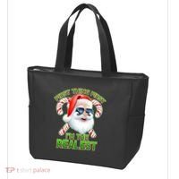 I'm The Realest Santa Claus Christmas Candy Tote Bag thumb 3