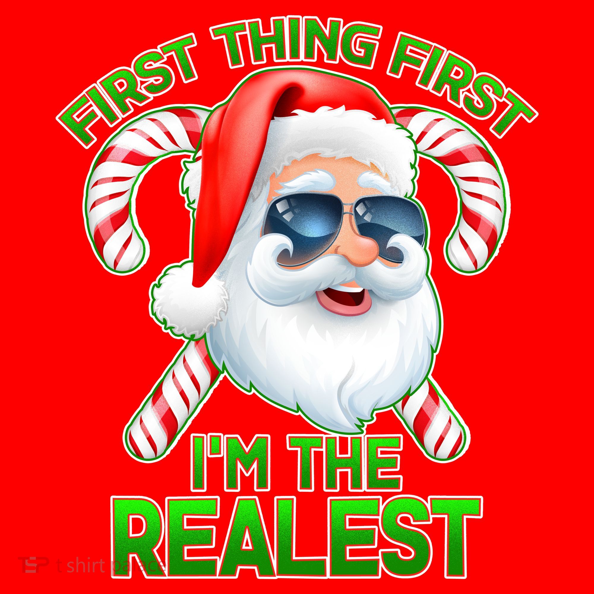 I'm The Realest Santa Claus Christmas Candy Santa Hat