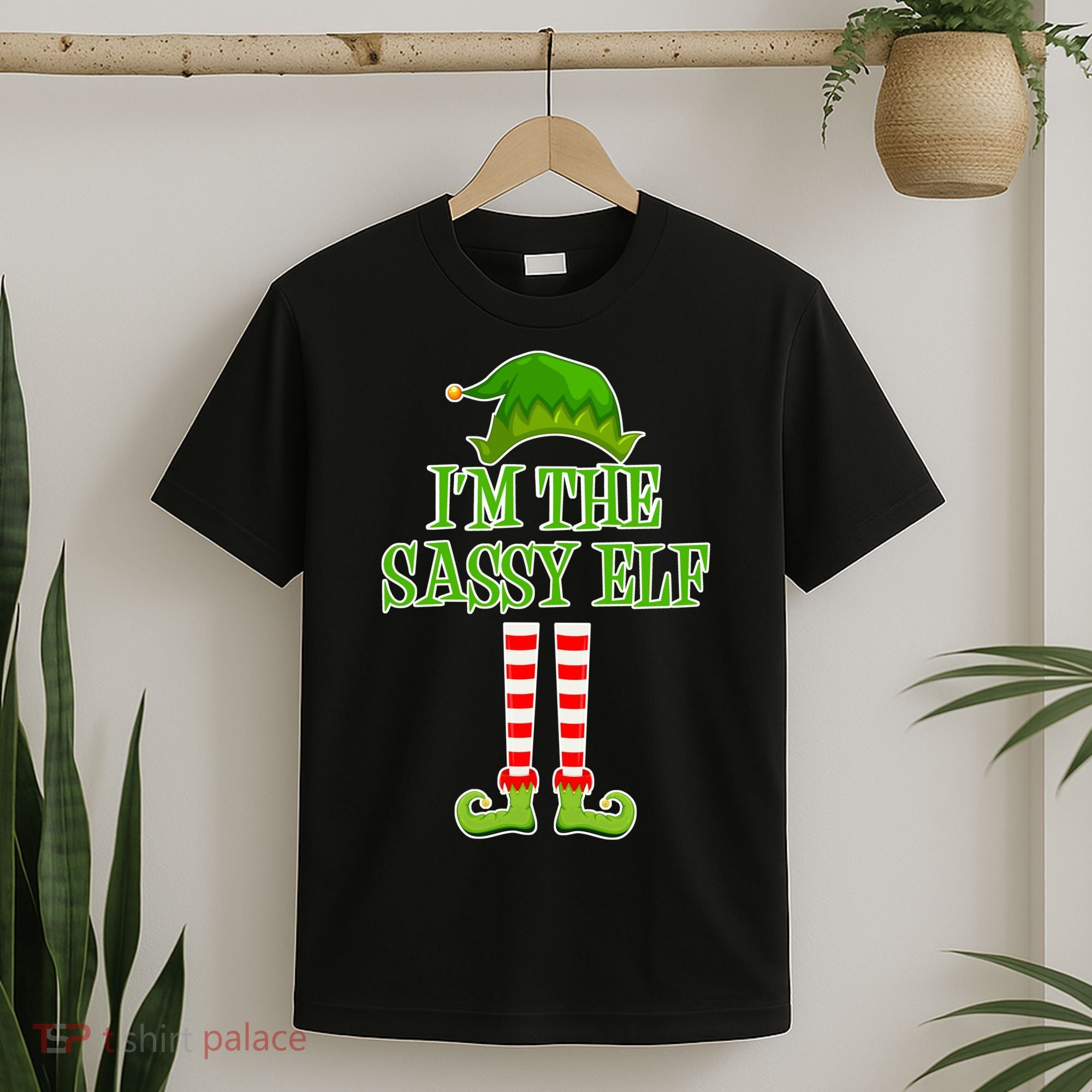 I'm The Sassy Elf Matching Family Christmas T-Shirt