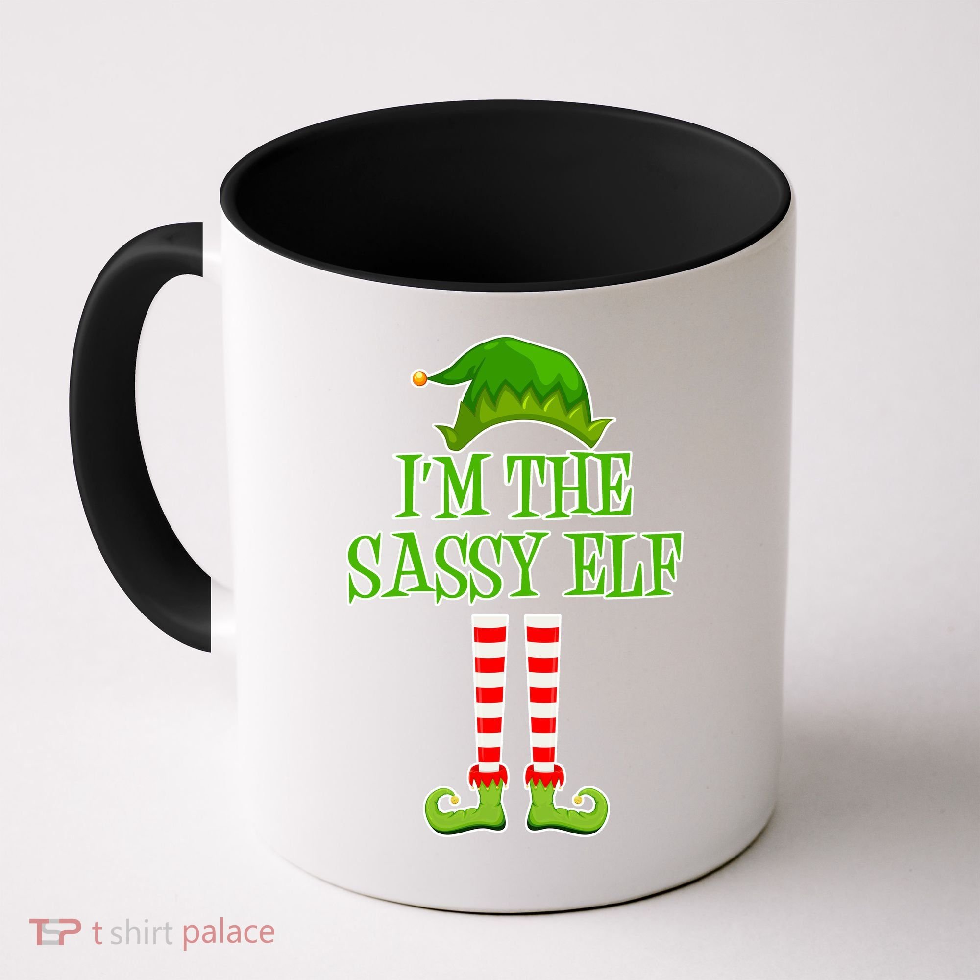 I'm The Sassy Elf Matching Family Christmas Coffee Mug