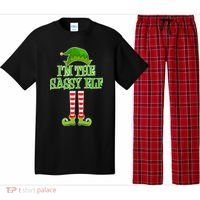 I'm The Sassy Elf Matching Family Christmas Pajama Set thumb 0