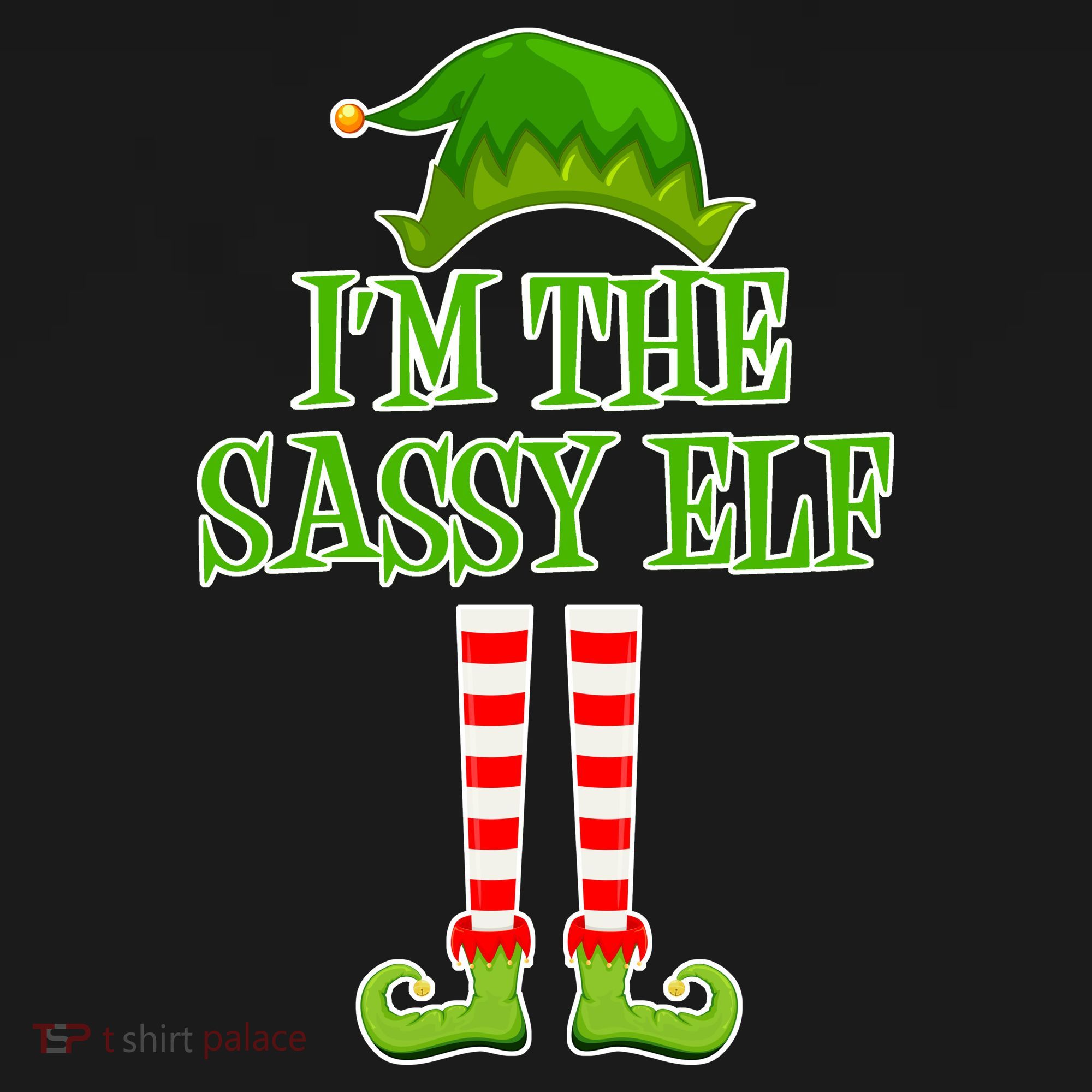 I'm The Sassy Elf Matching Family Christmas Mousepad