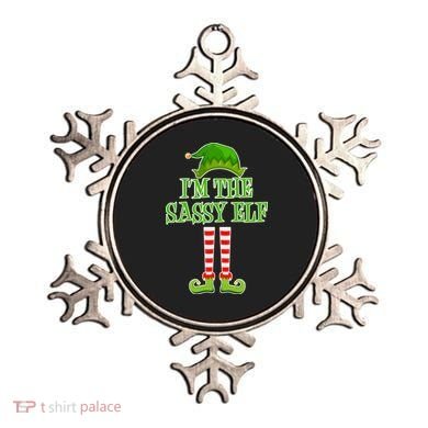 I'm The Sassy Elf Matching Family Christmas Ornament