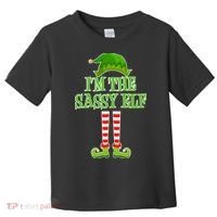 I'm The Sassy Elf Matching Family Christmas Toddler T-Shirt thumb 0