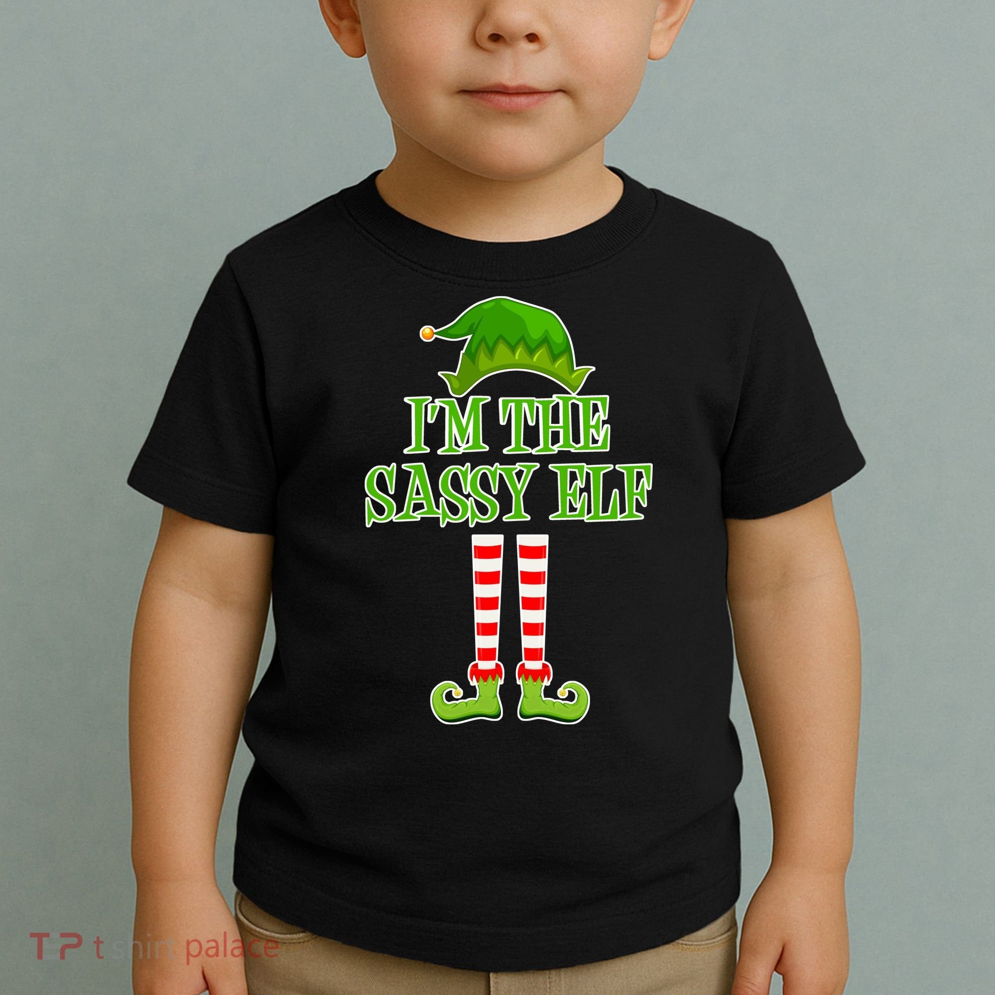 I'm The Sassy Elf Matching Family Christmas Toddler T-Shirt