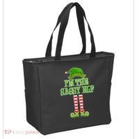 I'm The Sassy Elf Matching Family Christmas Tote Bag thumb 2