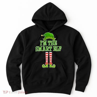 I'm The Smart Elf Matching Family Christmas Hoodie