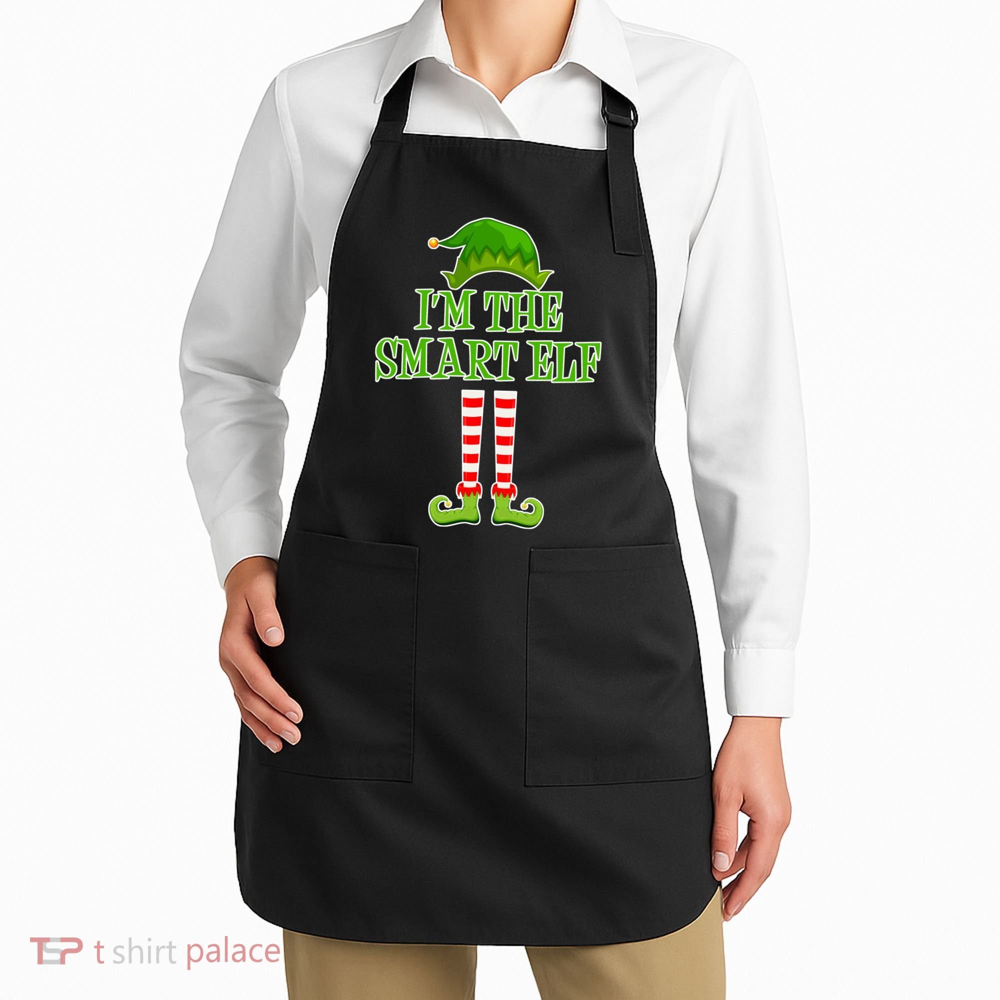 I'm The Smart Elf Matching Family Christmas Apron