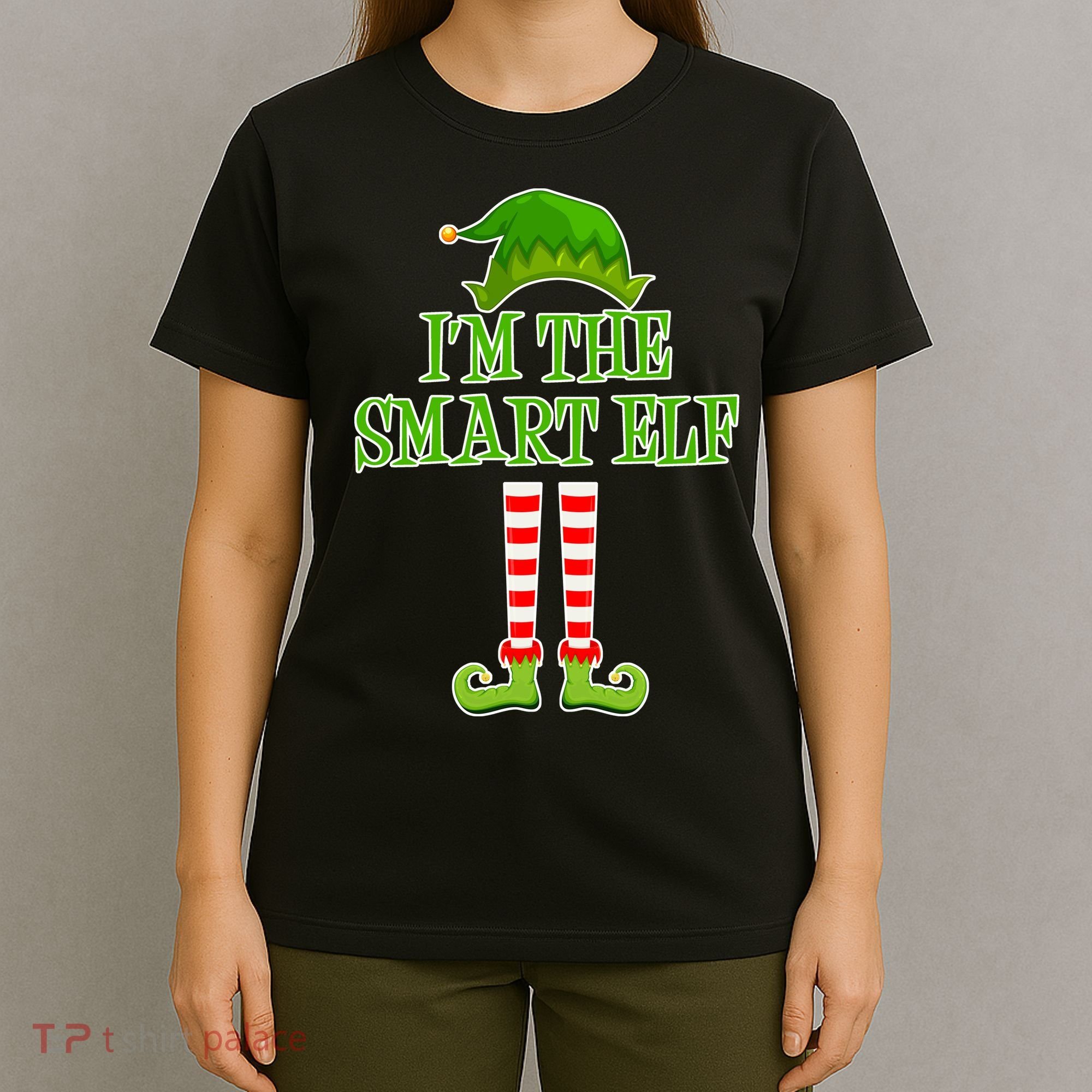 I'm The Smart Elf Matching Family Christmas T-Shirt