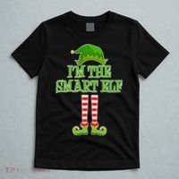 I'm The Smart Elf Matching Family Christmas T-Shirt thumb 5