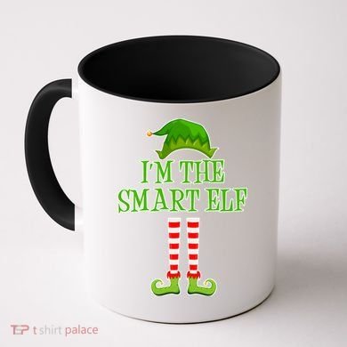 I'm The Smart Elf Matching Family Christmas Coffee Mug