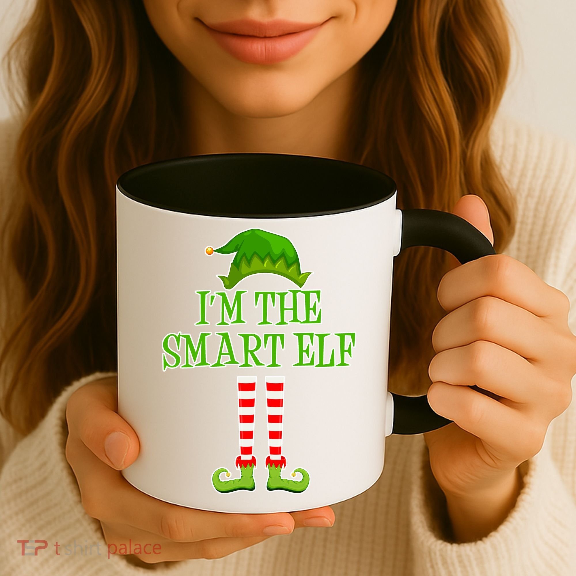 I'm The Smart Elf Matching Family Christmas Coffee Mug