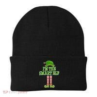 I'm The Smart Elf Matching Family Christmas Beanie thumb 0
