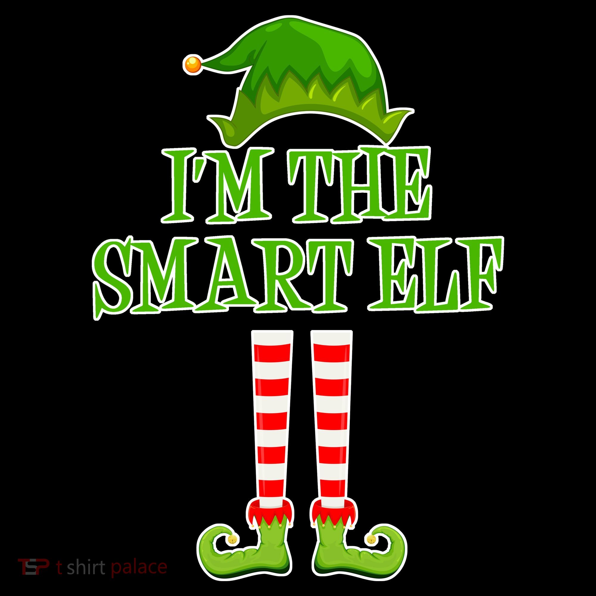 I'm The Smart Elf Matching Family Christmas Women's Hoodie