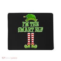 I'm The Smart Elf Matching Family Christmas Mousepad thumb 0