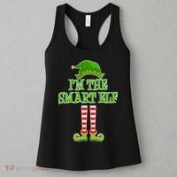 I'm The Smart Elf Matching Family Christmas Women's Tank Top thumb 3