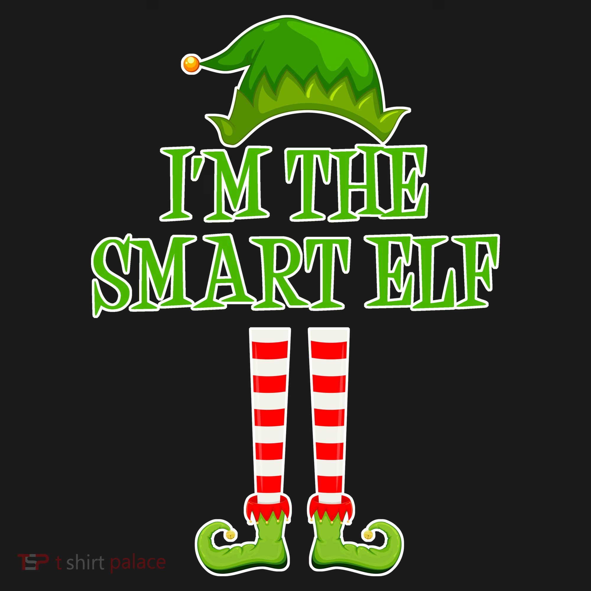 I'm The Smart Elf Matching Family Christmas Visor