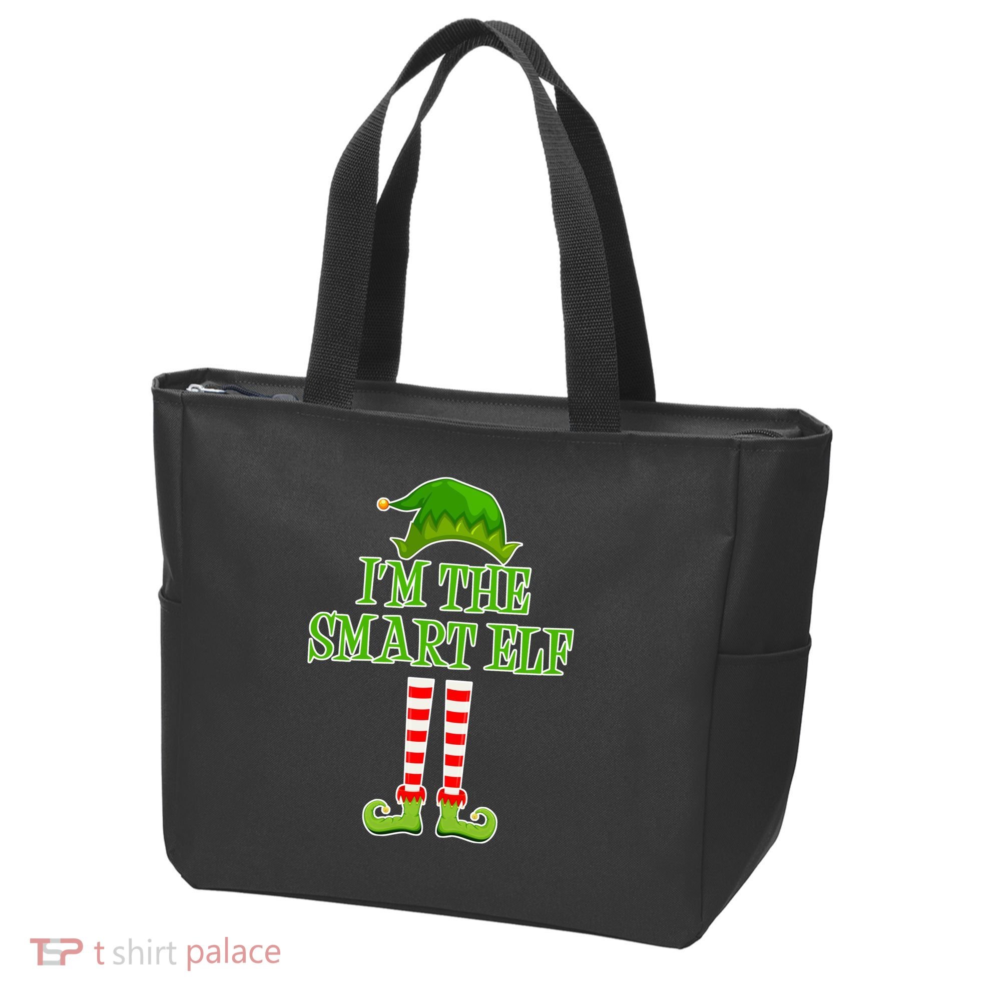 I'm The Smart Elf Matching Family Christmas Tote Bag