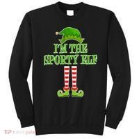 I'm The Sporty Elf Matching Family Christmas Sweatshirt thumb 0