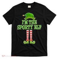 I'm The Sporty Elf Matching Family Christmas T-Shirt thumb 0