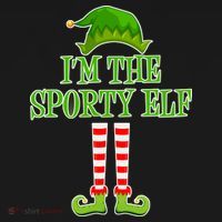 I'm The Sporty Elf Matching Family Christmas Women's Hoodie thumb 2