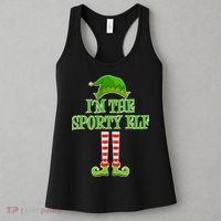 I'm The Sporty Elf Matching Family Christmas Women's Tank Top thumb 3