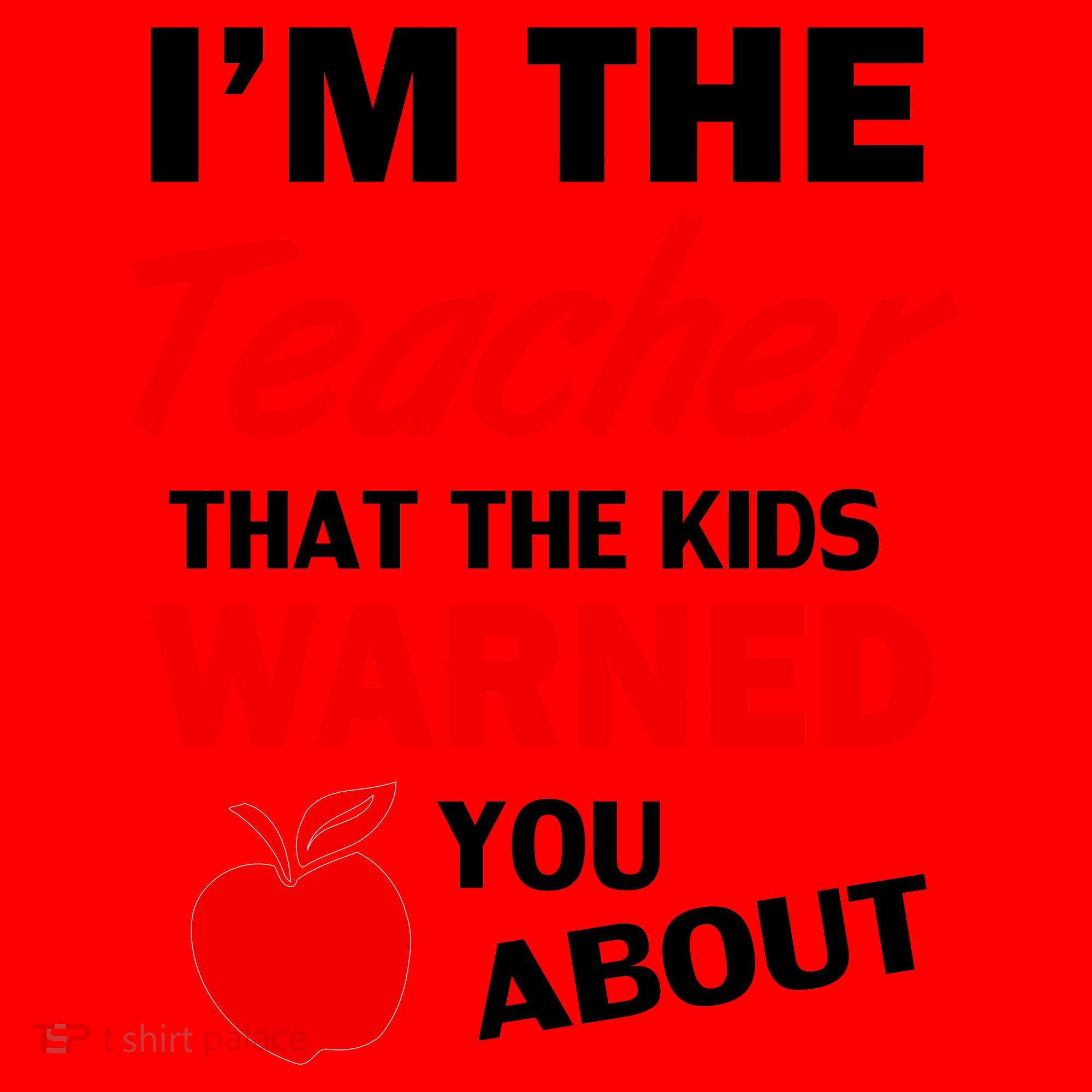 I'm The Teacher Kids Warned You About Santa Hat