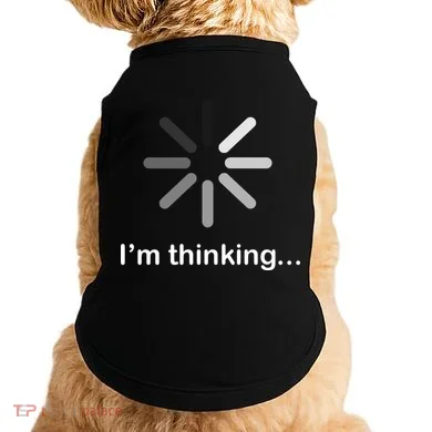 I'm Thinking Loading Logo Doggie Tank