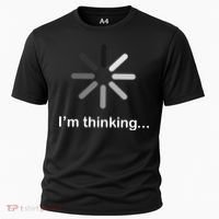 I'm Thinking Loading Logo Cooling Performance Crew T-Shirt thumb 0