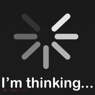 I'm Thinking Loading Logo Cooling Performance Crew T-Shirt