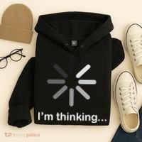 I'm Thinking Loading Logo Hoodie thumb 4
