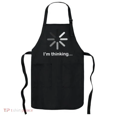 I'm Thinking Loading Logo Apron