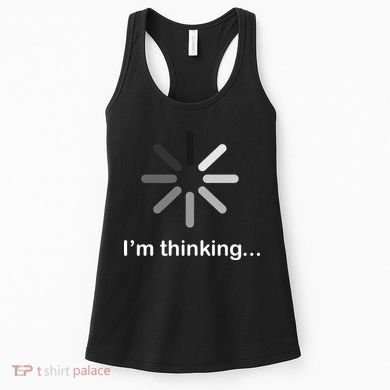 I'm Thinking Loading Logo Women's Tank Top