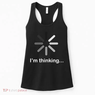 I'm Thinking Loading Logo Women's Tank Top