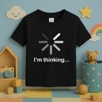 I'm Thinking Loading Logo Toddler T-Shirt thumb 3