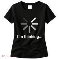 I'm Thinking Loading Logo Women's T-Shirt thumb 0