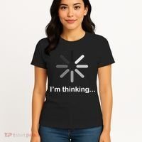 I'm Thinking Loading Logo Women's T-Shirt thumb 4