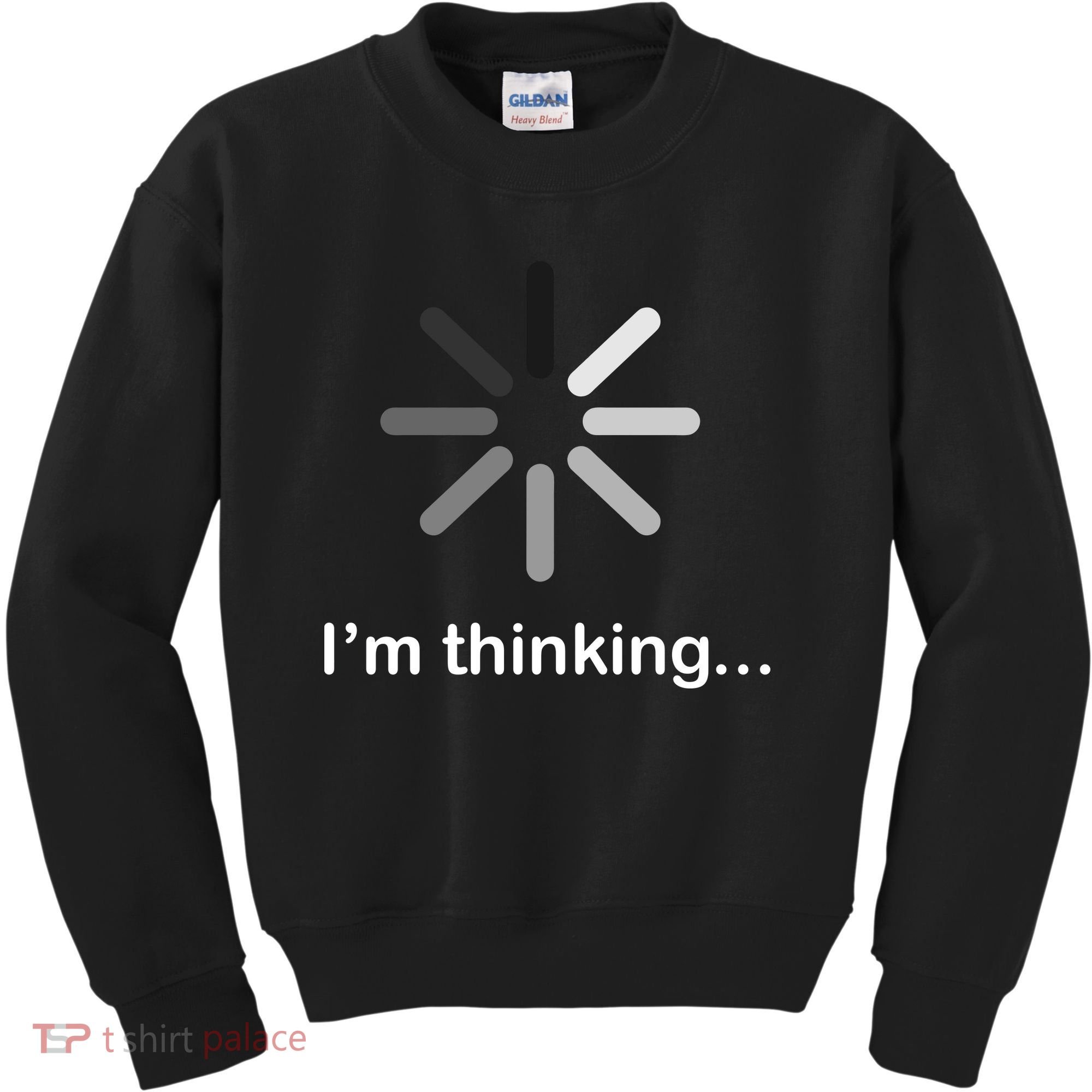 I'm Thinking Loading Logo Kids Sweatshirt