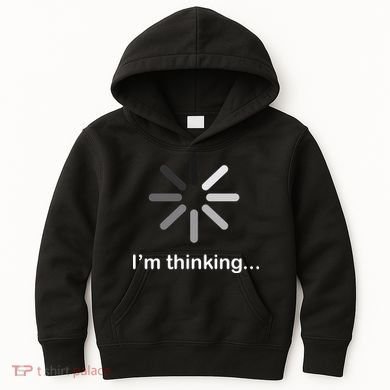 I'm Thinking Loading Logo Kids Hoodie